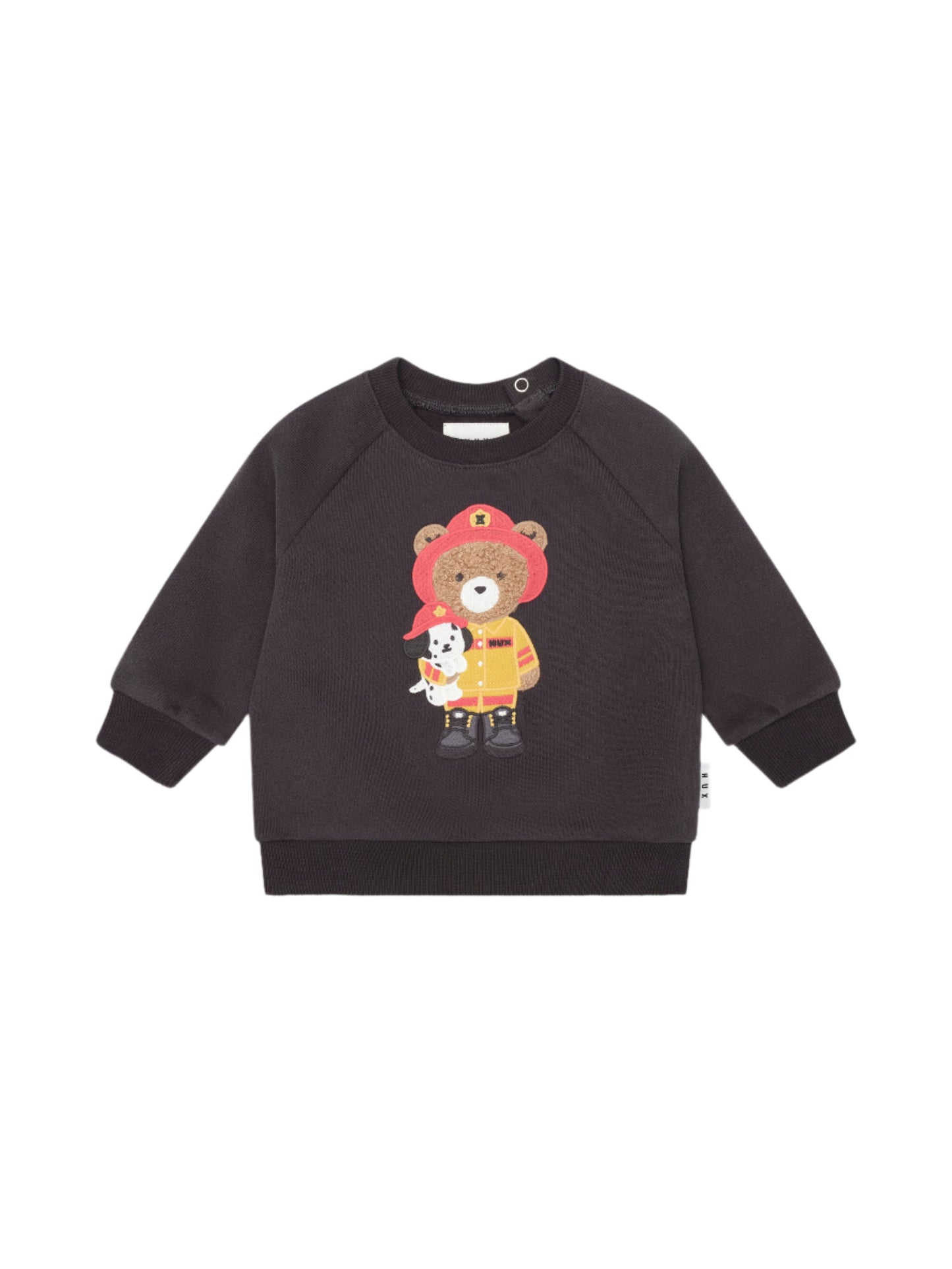 Huxbaby Fireman Hux Sweatshirt Soft Black