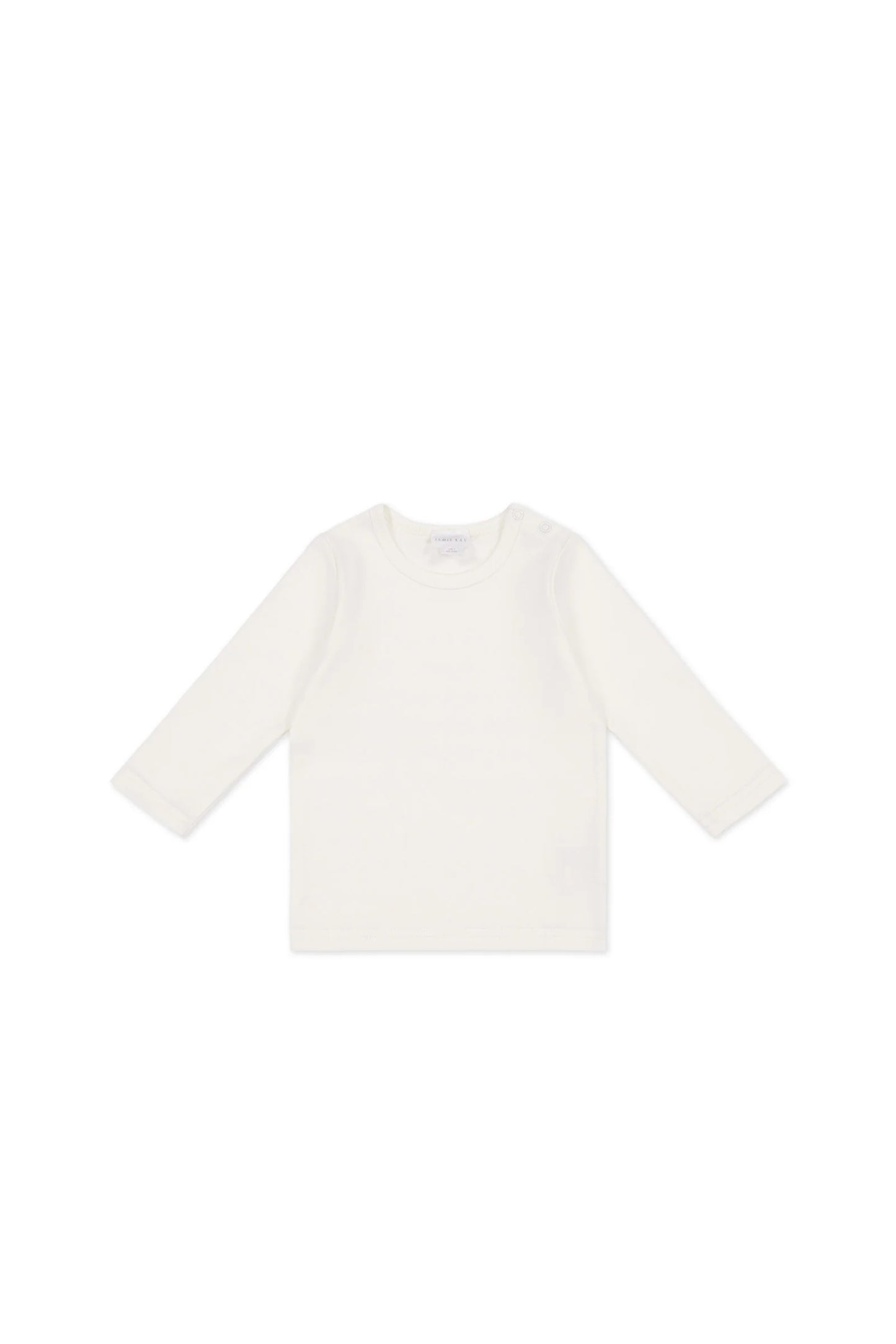 Jamie Kay Pima Cotton Vinny Long Sleeve Top Whisper