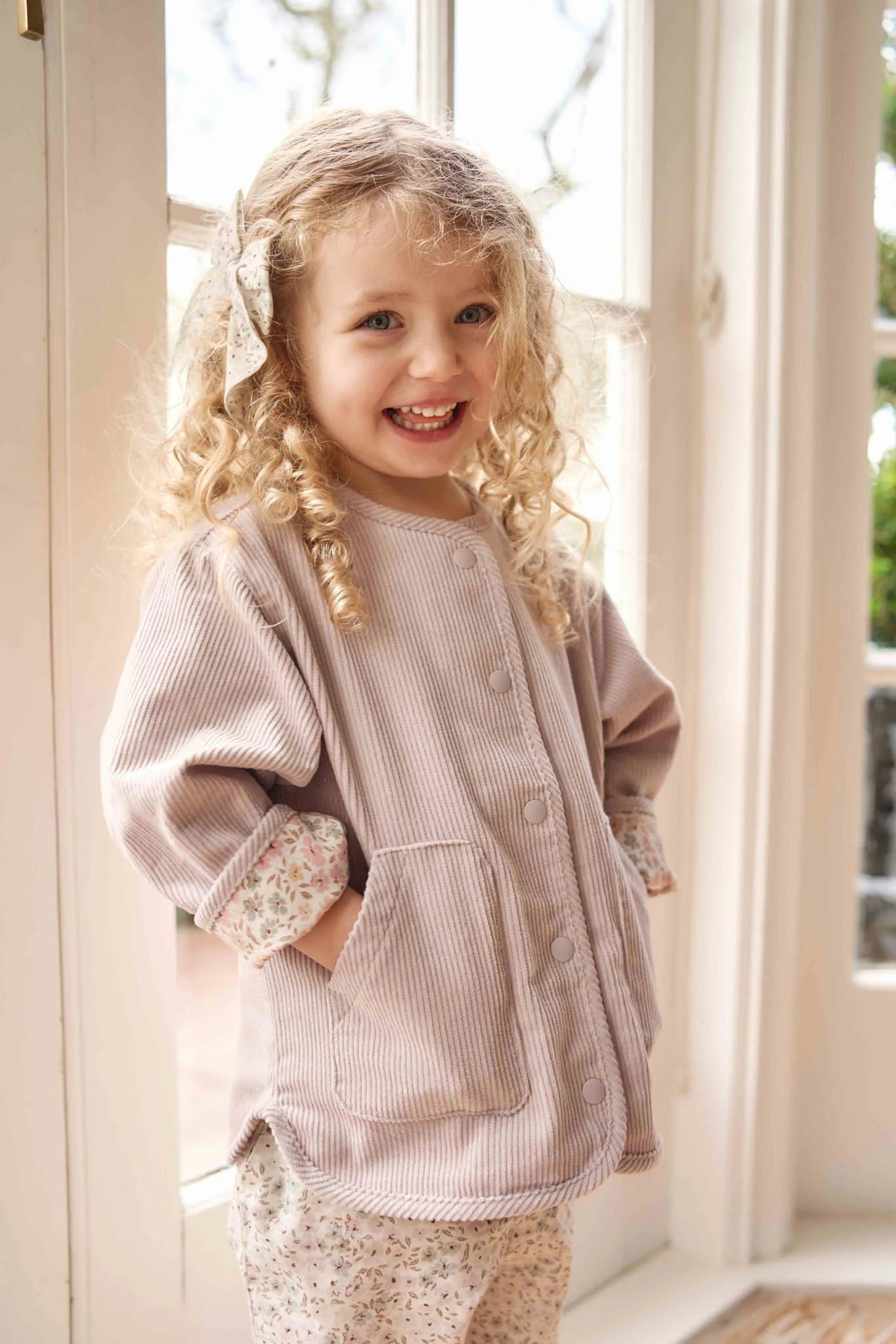 Jamie Kay Esther Corduroy Jacket Violet Tint / Fifi Violet