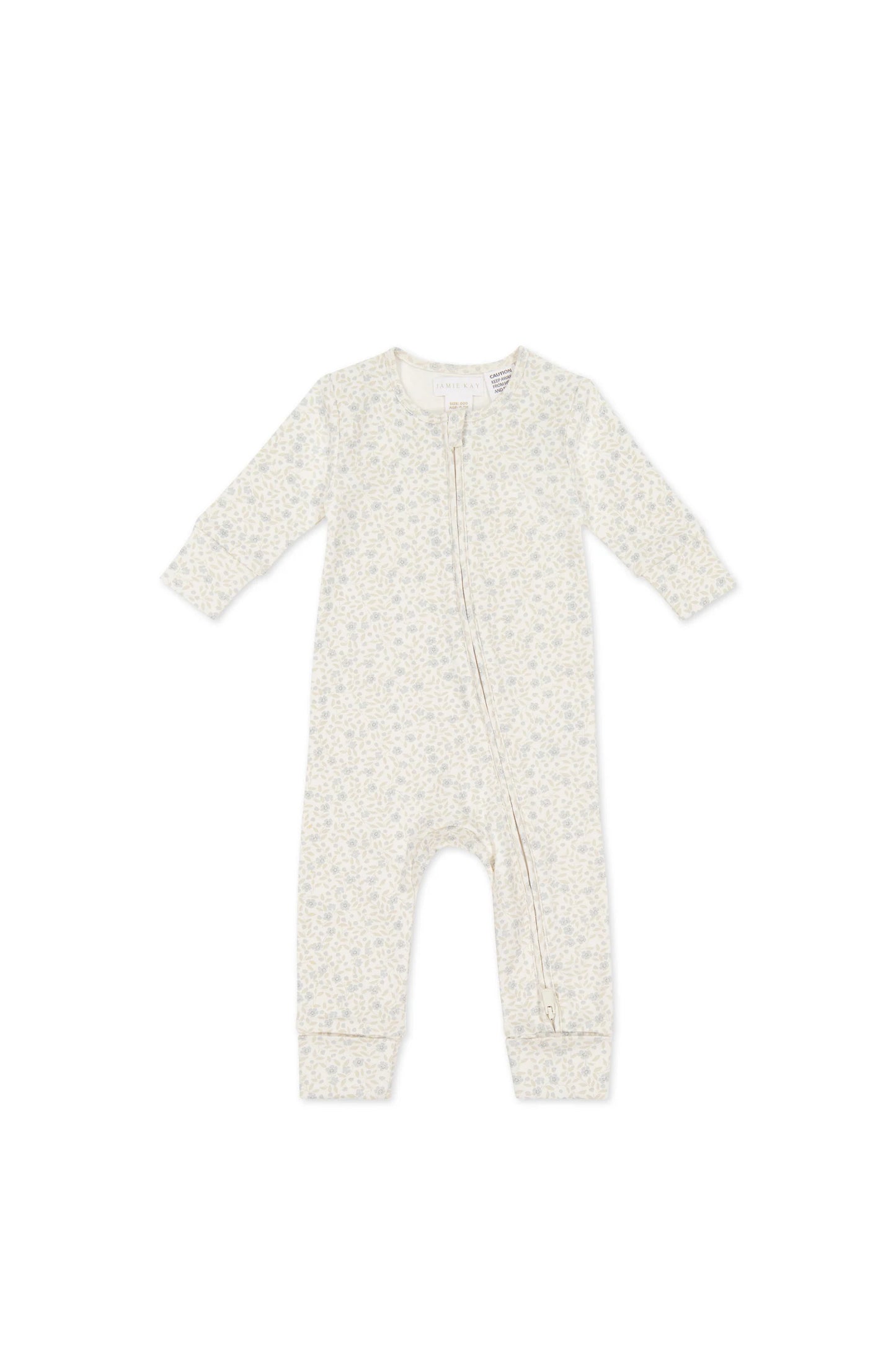 Jamie Kay Organic Cotton Frankie Onepiece Elodie Whisper White