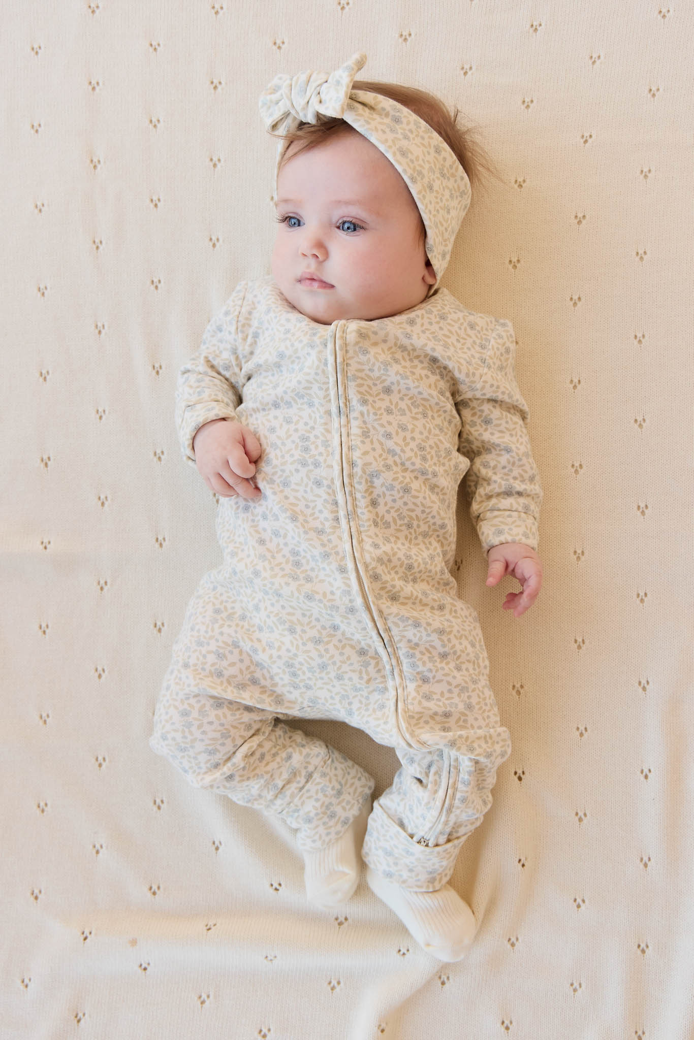Jamie Kay Organic Cotton Frankie Onepiece Elodie Whisper White