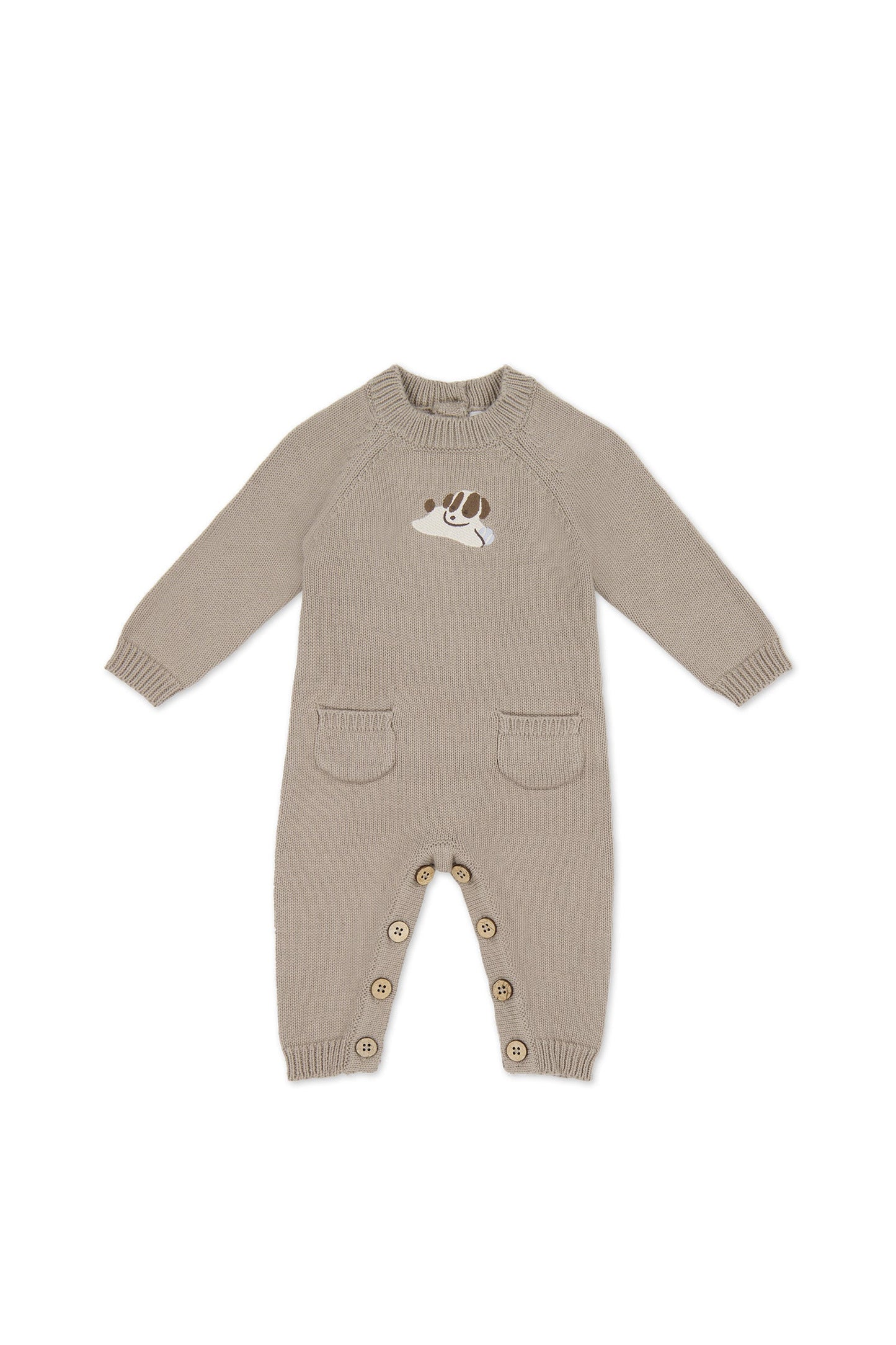 Jamie Kay Theo Knit Onepiece Tweed Sasha Puppy