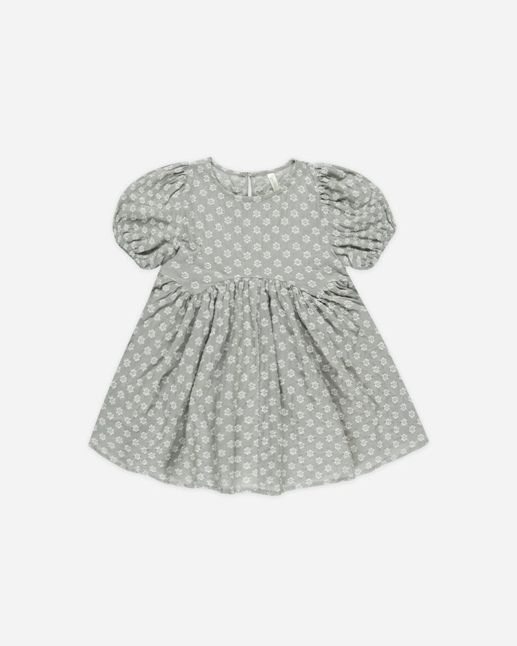 Rylee + Cru Rose Dress Seafoam