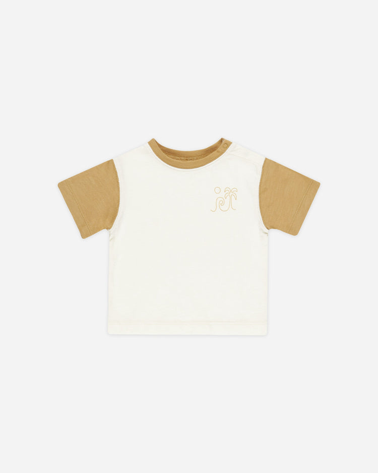 Rylee + Cru Contrast Short Sleeve Tee Summer Vibes