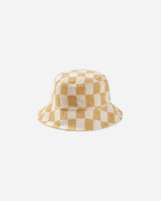 Rylee + Cru Bucket Hat Marigold Check