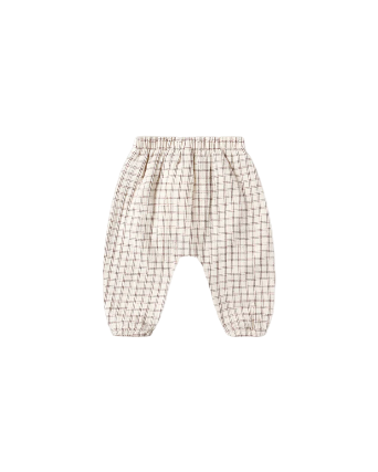 Quincy Mae Woven Pant Cedar Check