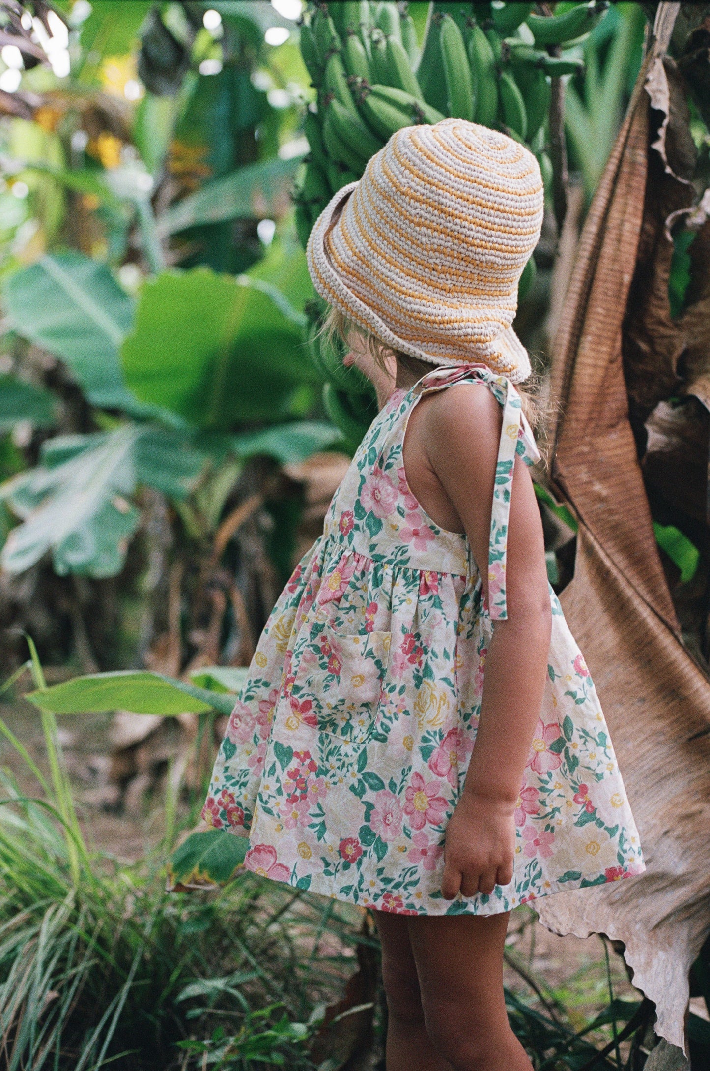 Illoura The Label Luna Pinafore Garden Floral
