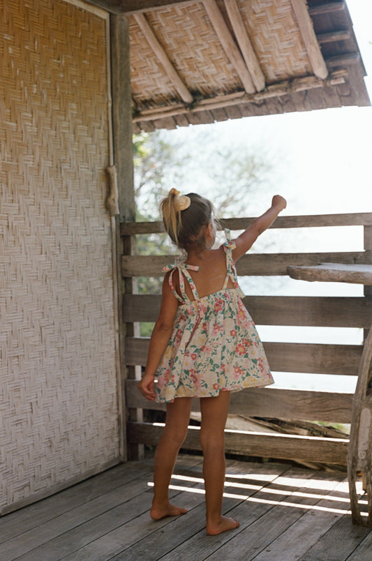 Illoura The Label Luna Pinafore Garden Floral