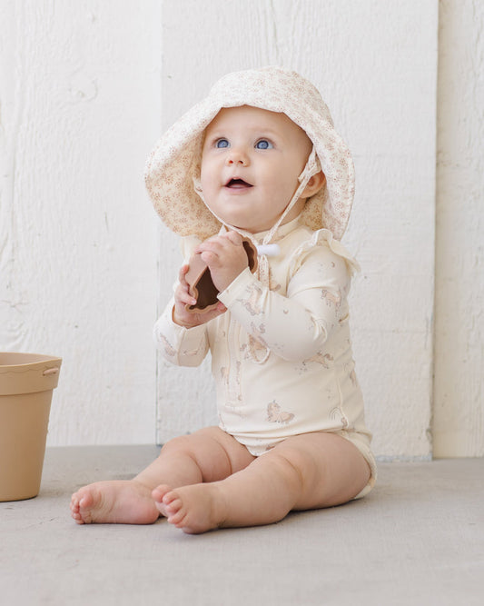 Quincy Mae Byron Rashguard Onepiece Unicorns