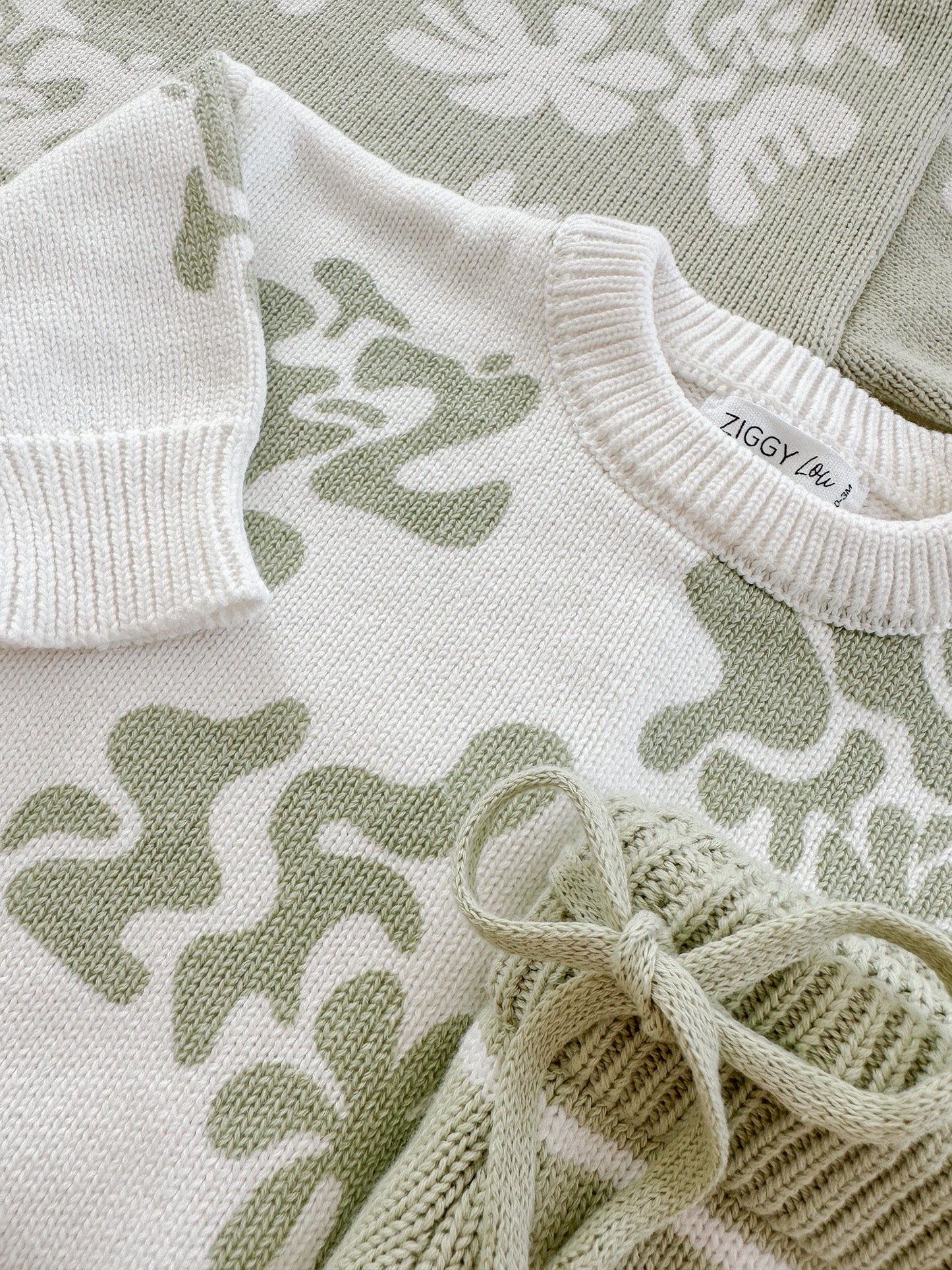 Ziggy Lou Cropped Pants Fern Stripes