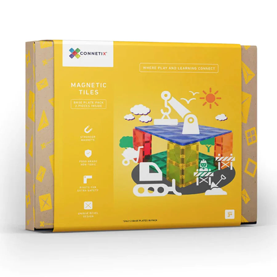 Connetix Tiles 2 Piece Base Plate Pack