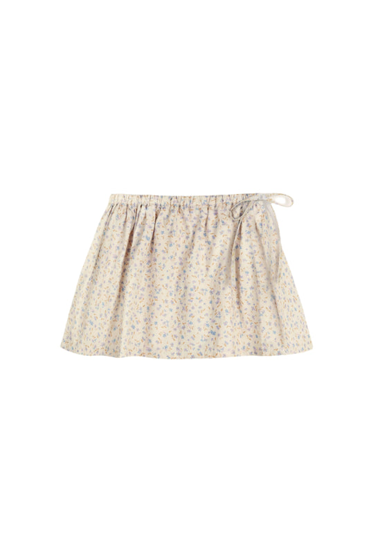 Illoura The Label Lenni Skirt Indigo Bloom Print