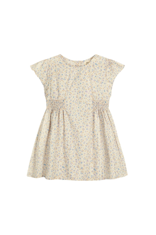 Illoura The Label Blossom Dress Indigo Bloom Print