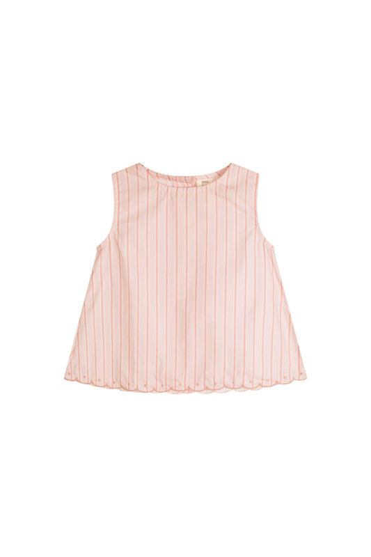 Illoura The Label Nora Blouse Pink Stripe