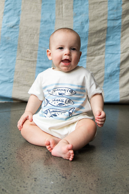 Pearson & Pearson Indi Romper Sardine