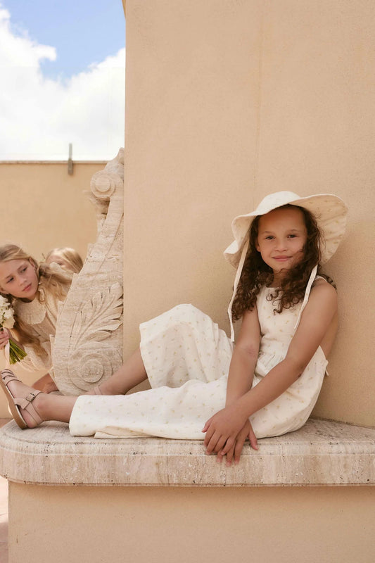 Jamie Kay Organic Cotton Muslin Lana Jumpsuit Vintage Ditsy