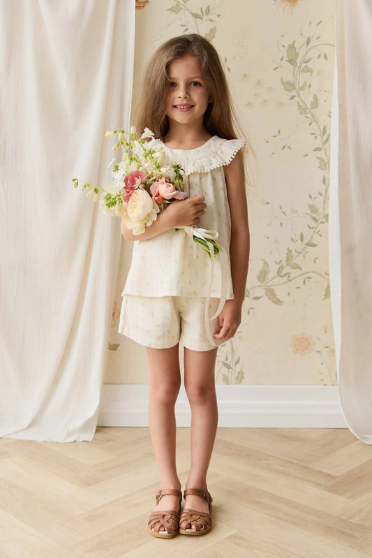 Jamie Kay Organic Cotton Muslin Emelia Short Vintage Ditsy