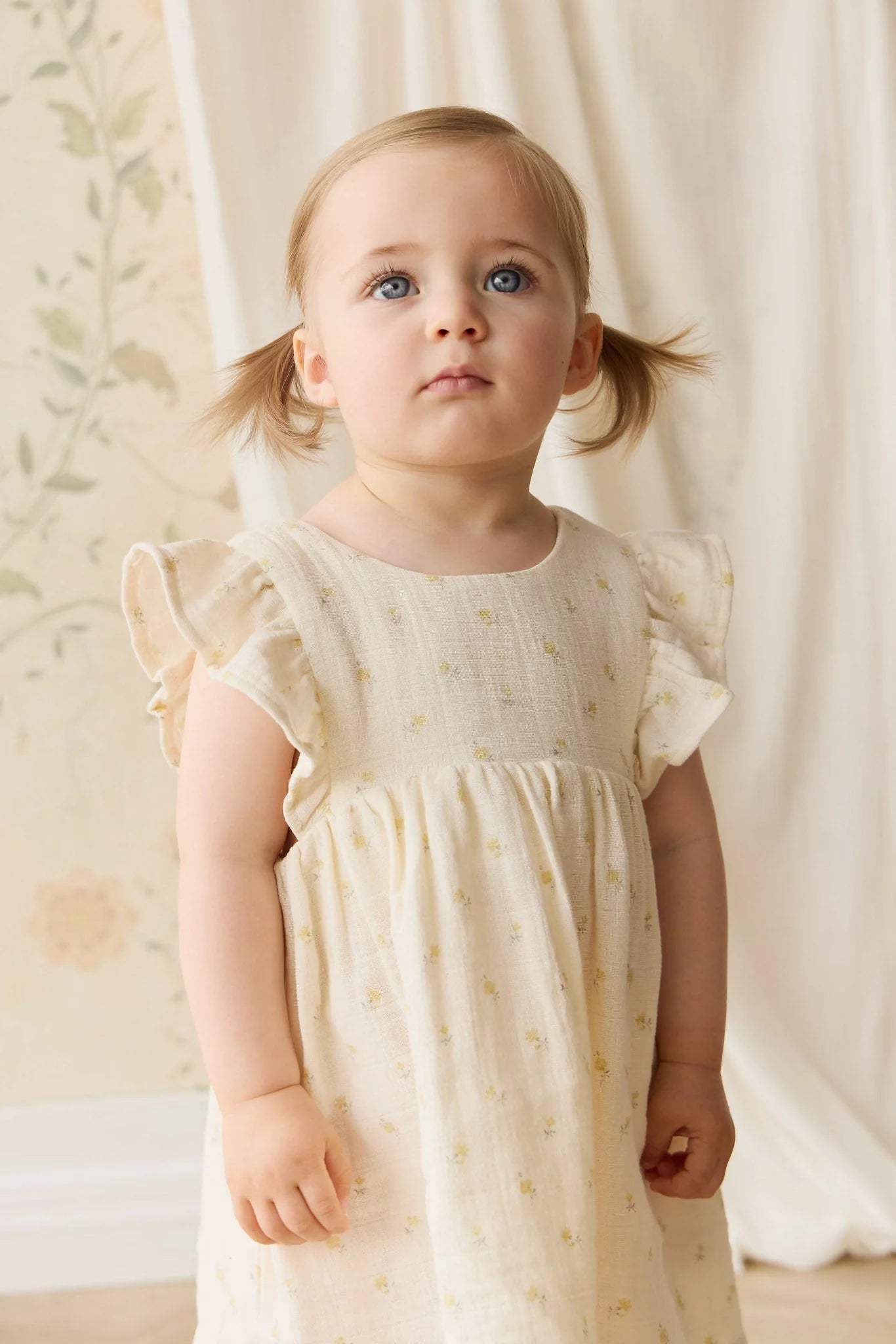 Jamie Kay Organic Cotton Muslin Brielle Dress Vintage Ditsy