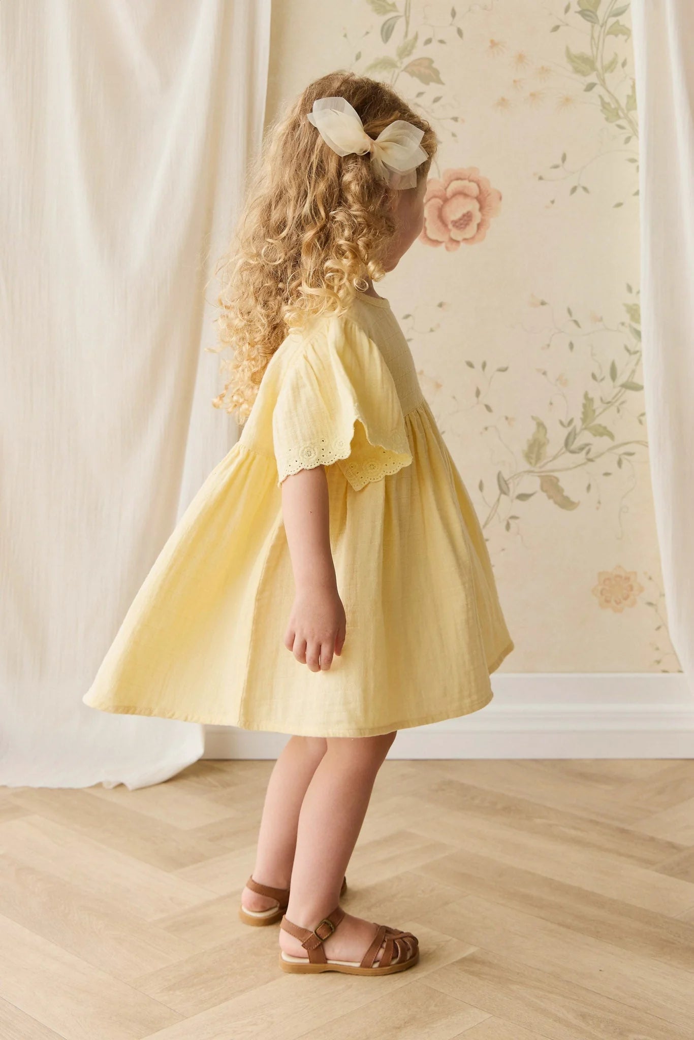 Jamie Kay Organic Cotton Muslin Phillipa Dress Sunshine
