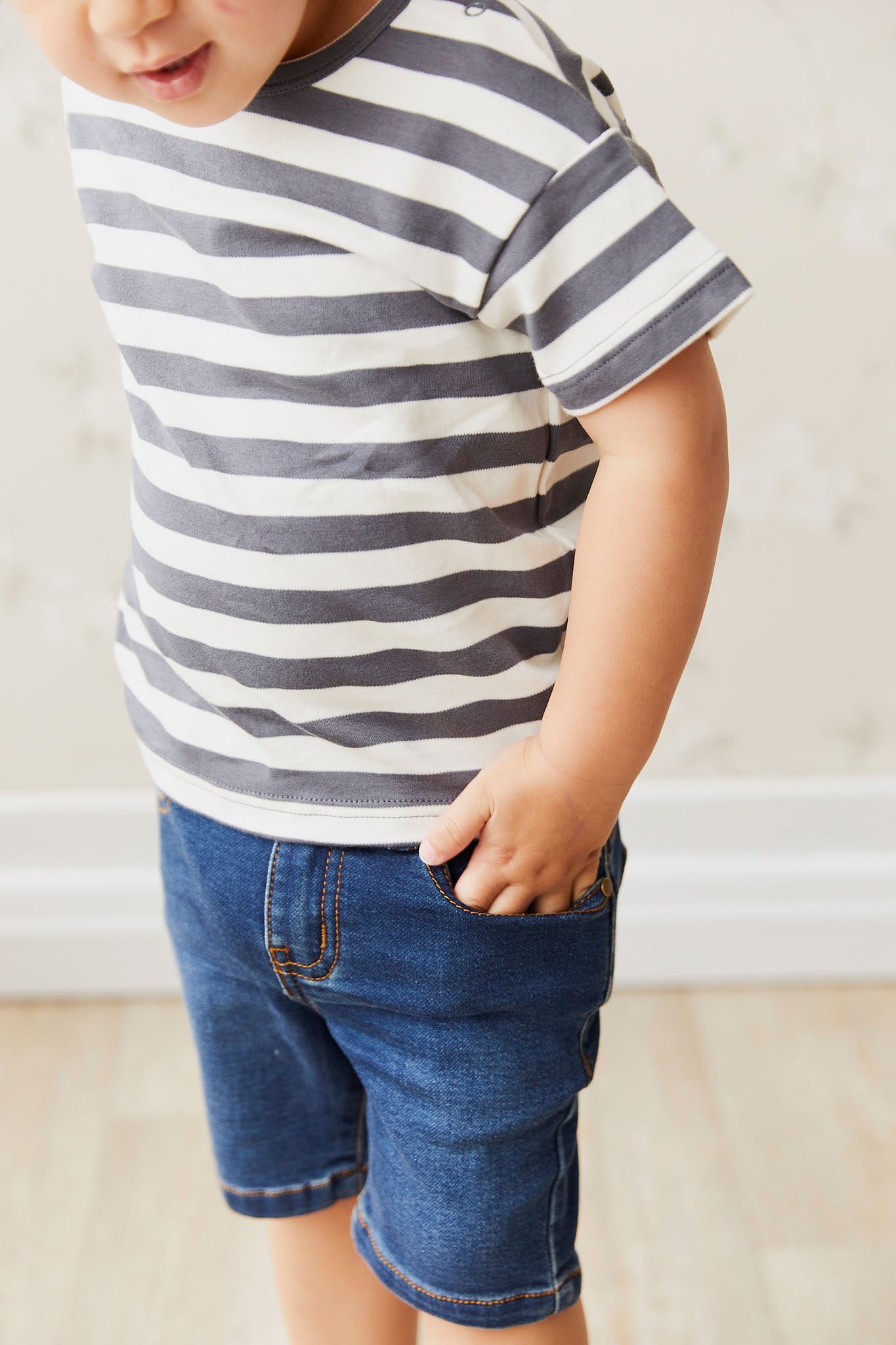 Jamie Kay Noah Denim Short Indigo Denim