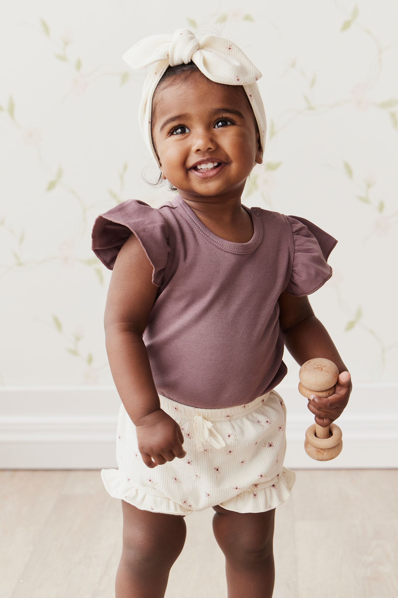 Jamie Kay Pima Cotton Fleur Bodysuit Twilight