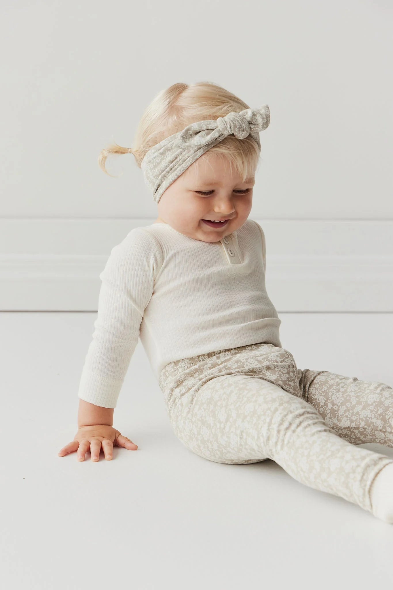 Jamie Kay Organic Cotton Headband Sadie Honeydew