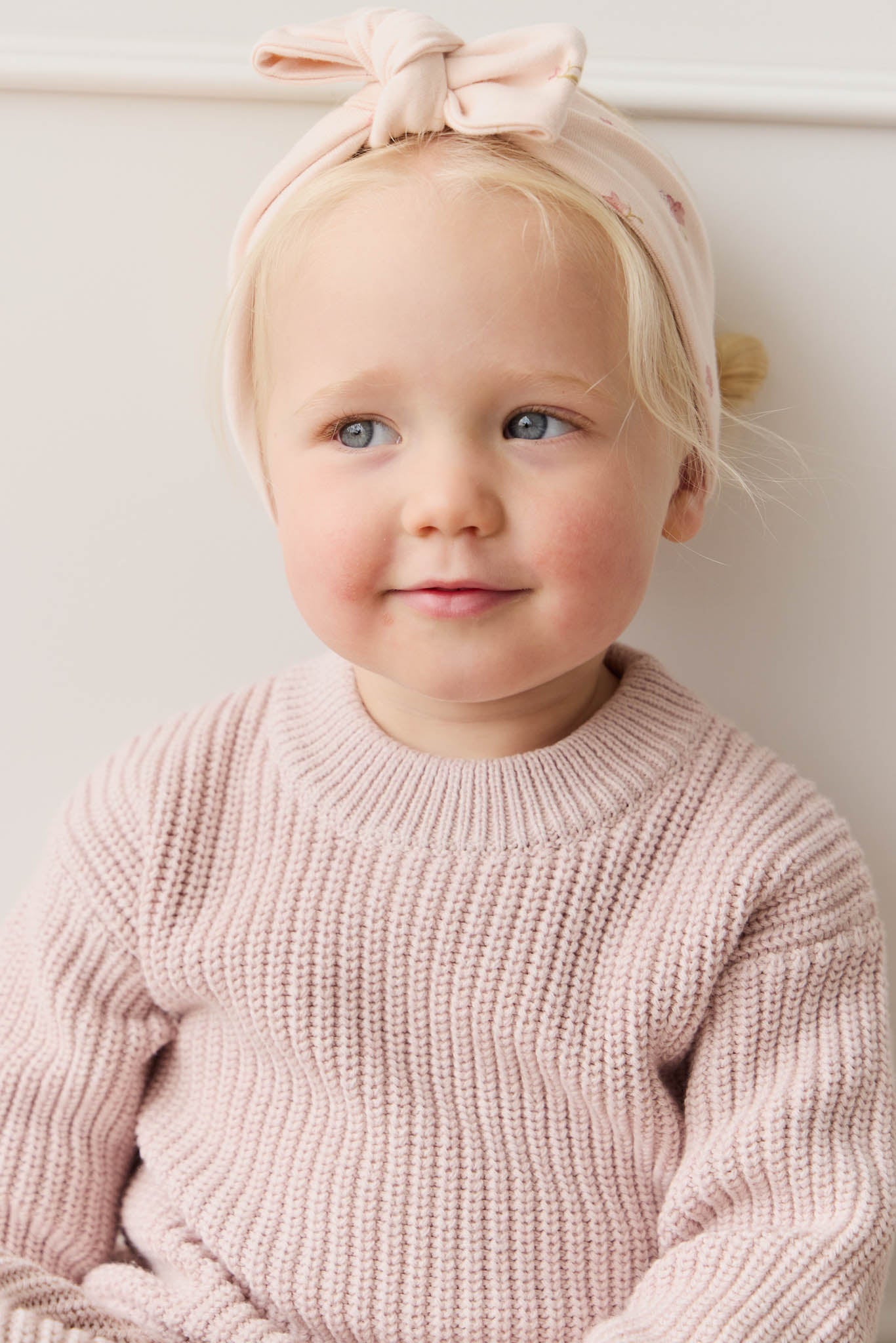 Jamie Kay Mogan Knitted Pant Pastel Marle