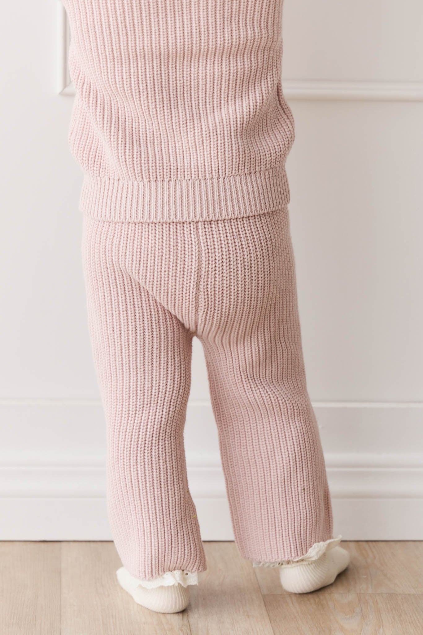 Jamie Kay Mogan Knitted Pant Old Rose