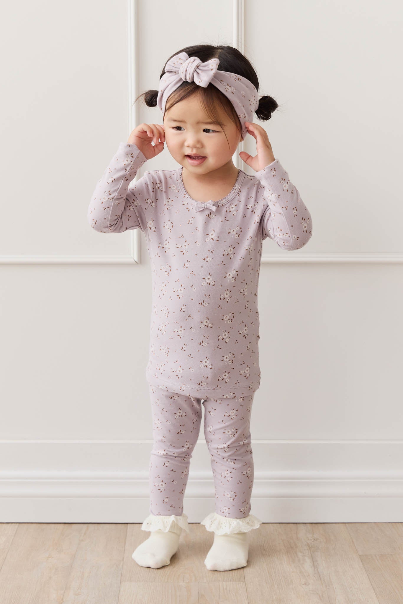 Jamie Kay Organic Cotton Everyday Legging Lulu Bloom Iris