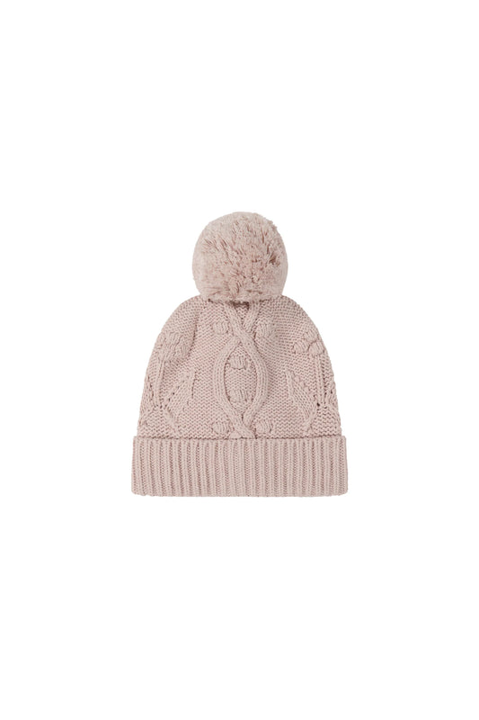 Jamie Kay Vivienne Knitted Hat Ballet Pink Marle