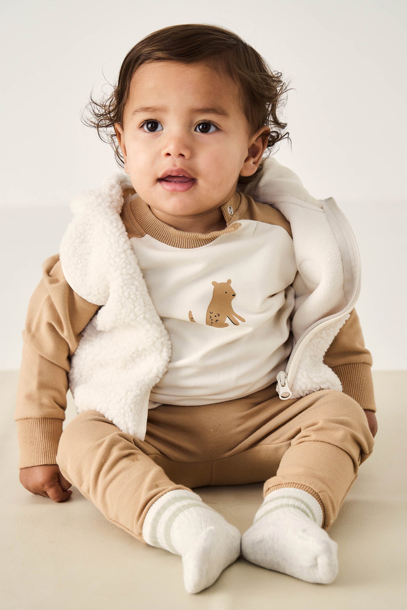Jamie Kay Organic Cotton Tao Sweatshirt Bronzed Leopard