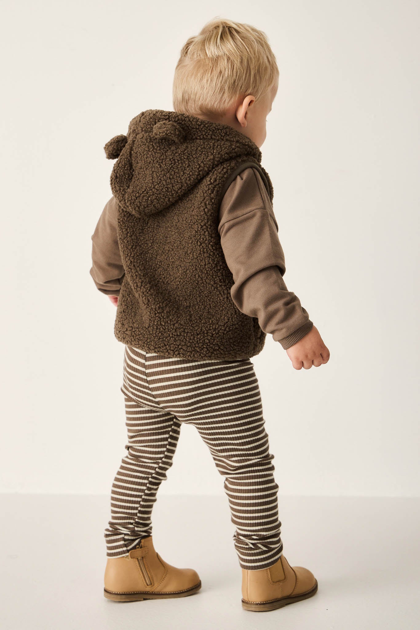 Jamie Kay Organic Cotton Modal Everyday Legging Bear Cassava
