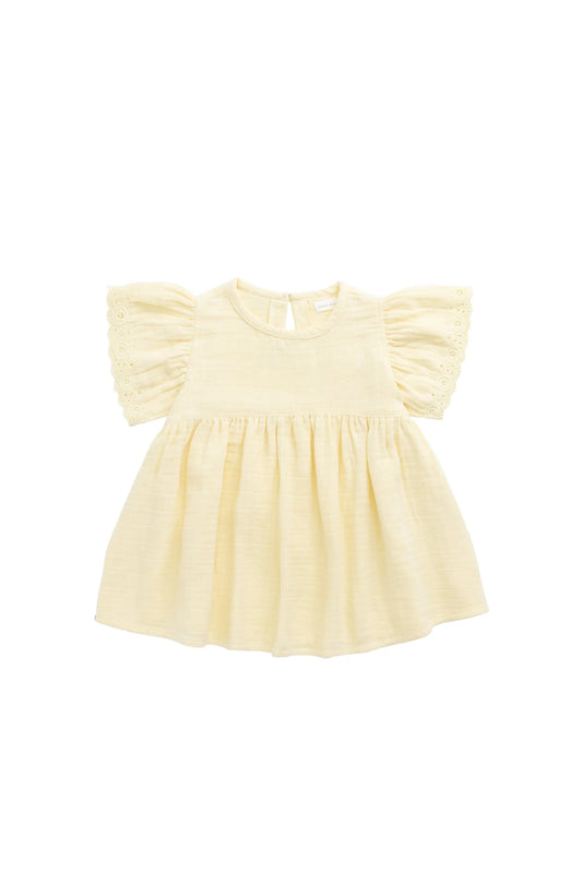 Jamie Kay Organic Cotton Muslin Phillipa Dress Sunshine