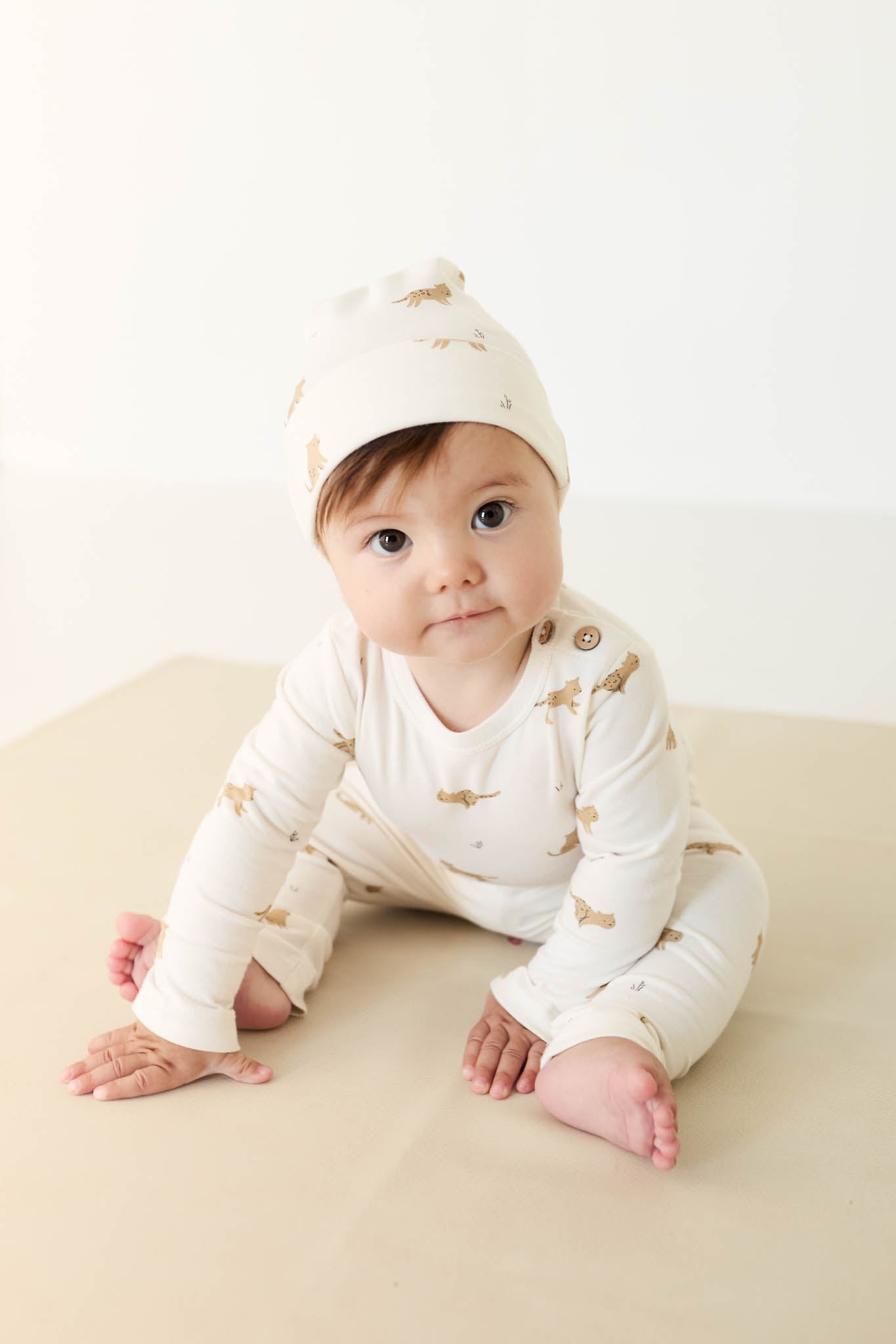 Jamie Kay Organic Cotton Everyday Legging Lenny Leopard Cloud
