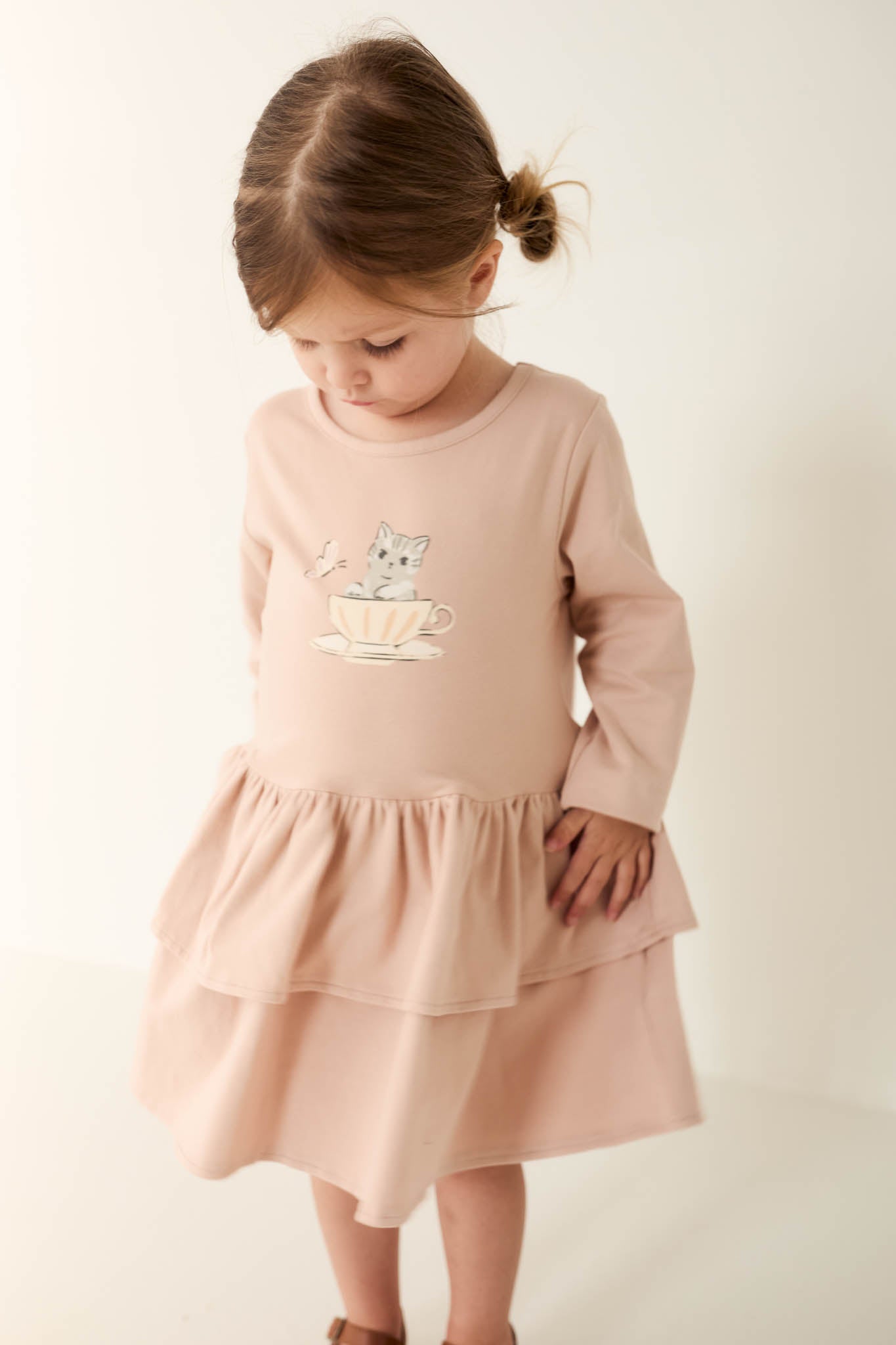 Jamie Kay Organic Cotton Fayette Dress Dusky Rose