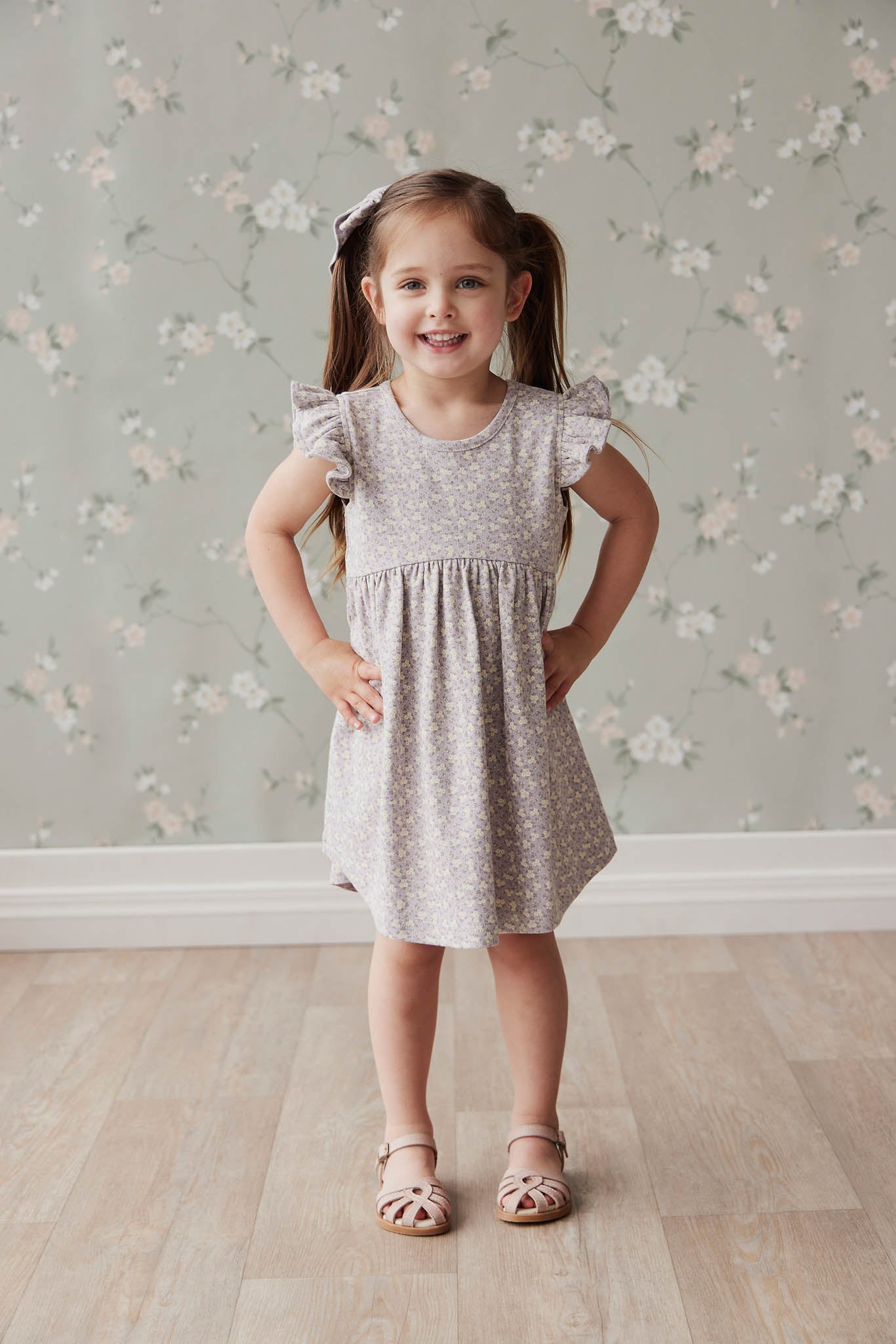 Jamie Kay Organic Cotton Ada Dress Rosalie Field Raindrop