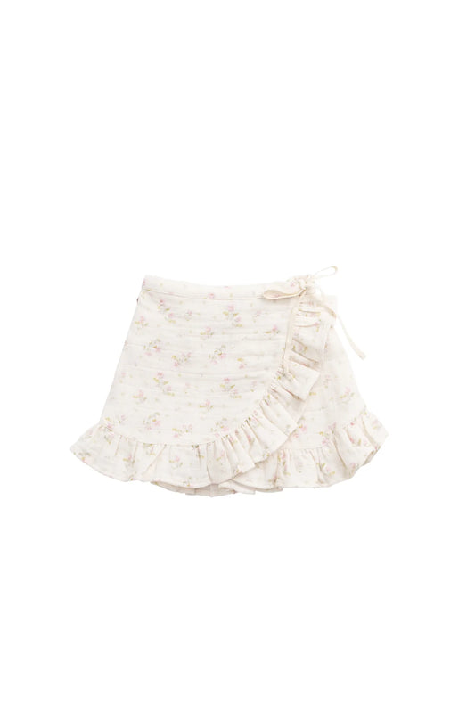 Jamie Kay Organic Cotton Muslin Celine Skirt Emelia Pink