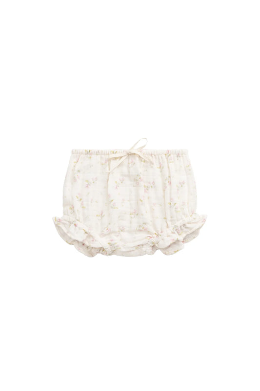 Jamie Kay Organic Cotton Muslin Frill Bloomer Emelia Pink