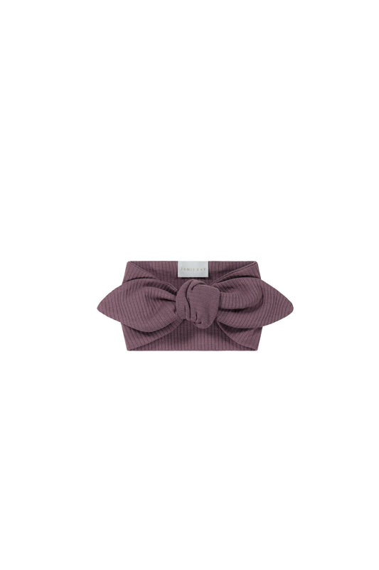 Jamie Kay Organic Cotton Modal Headband Mauve