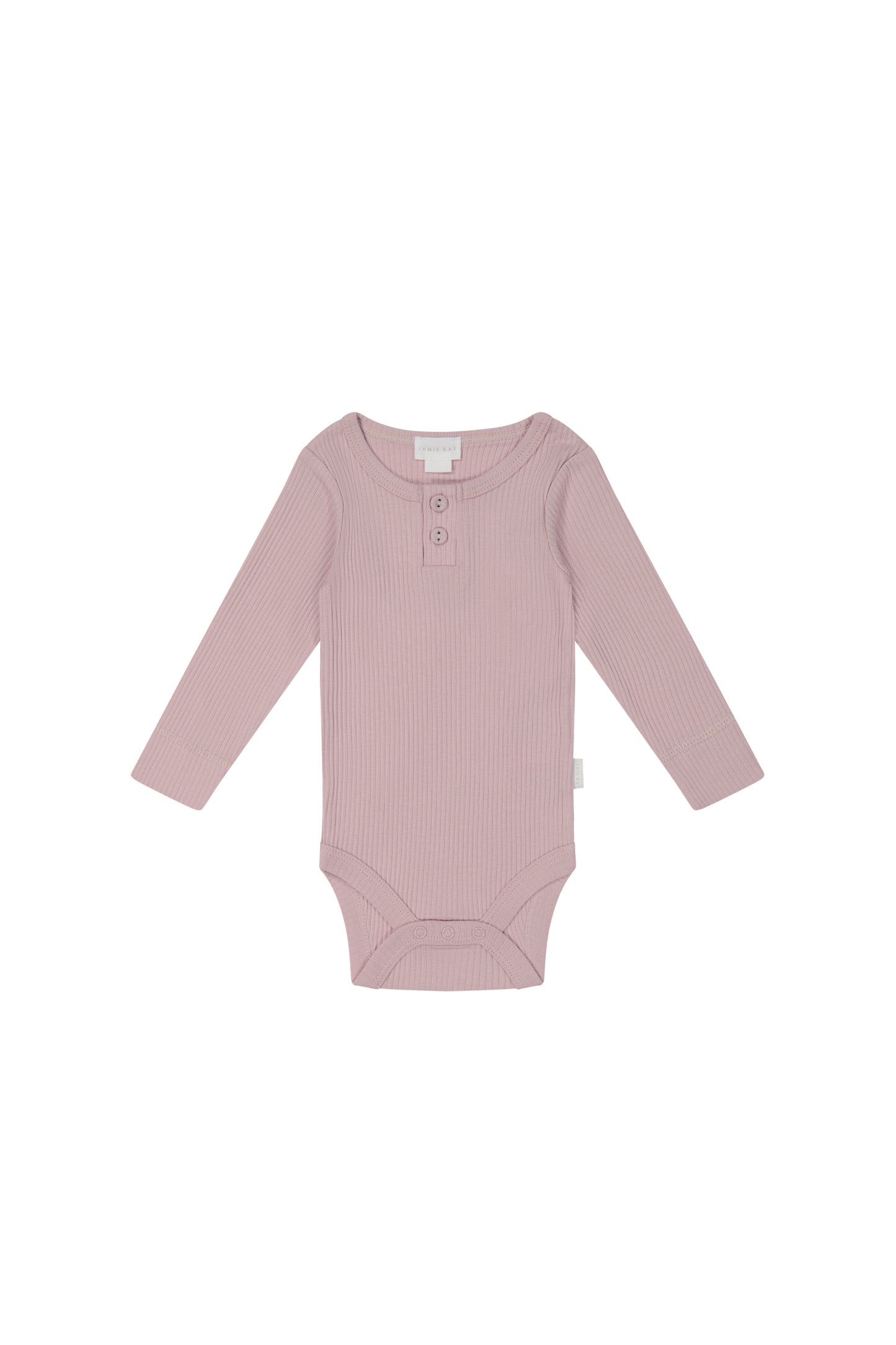 Jamie Kay Organic Cotton Modal Long Sleeve Bodysuit Blossom