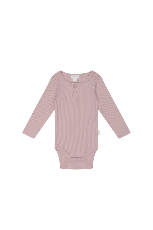 Jamie Kay Organic Cotton Modal Long Sleeve Bodysuit Blossom