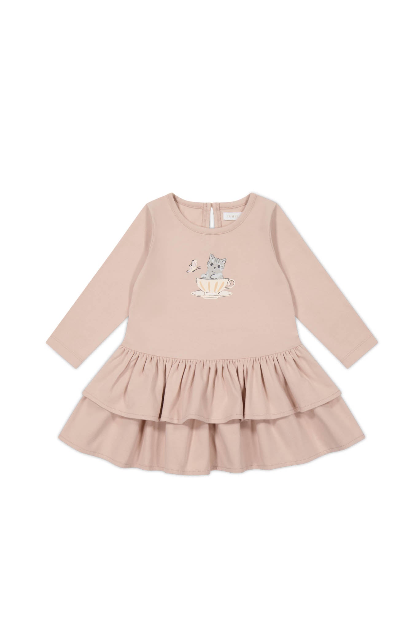 Jamie Kay Organic Cotton Fayette Dress Dusky Rose