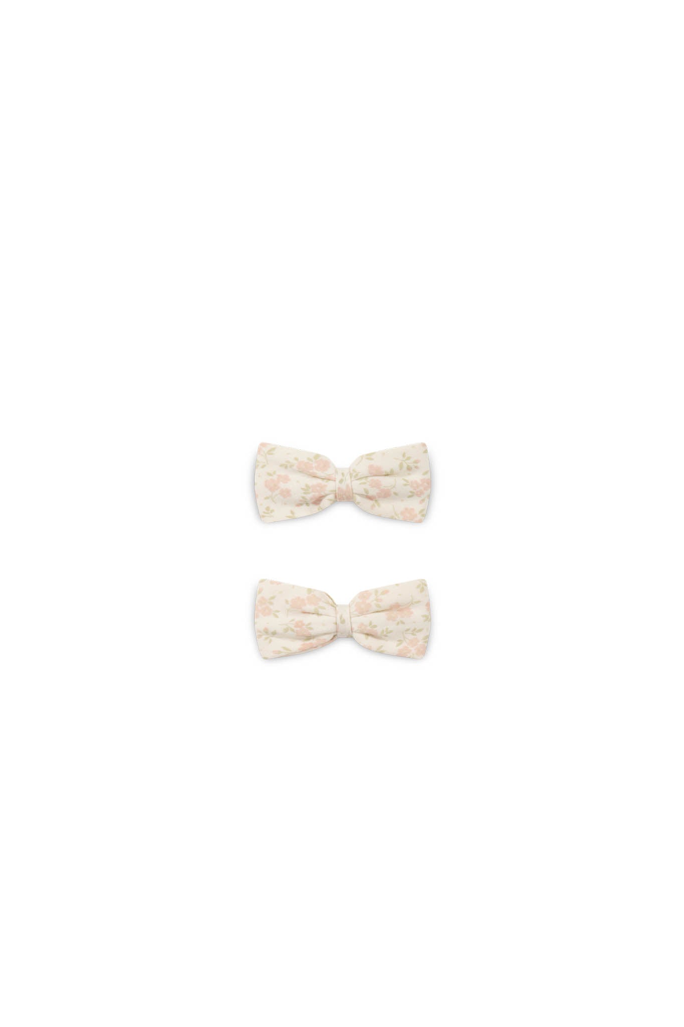 Jamie Kay Organic Cotton Noelle Bow Set of 2 Rosalie Floral Mauve