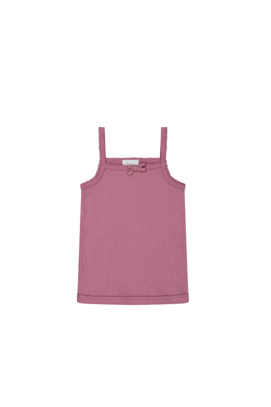 Jamie Kay Organic Cotton Modal Singlet Dhalia