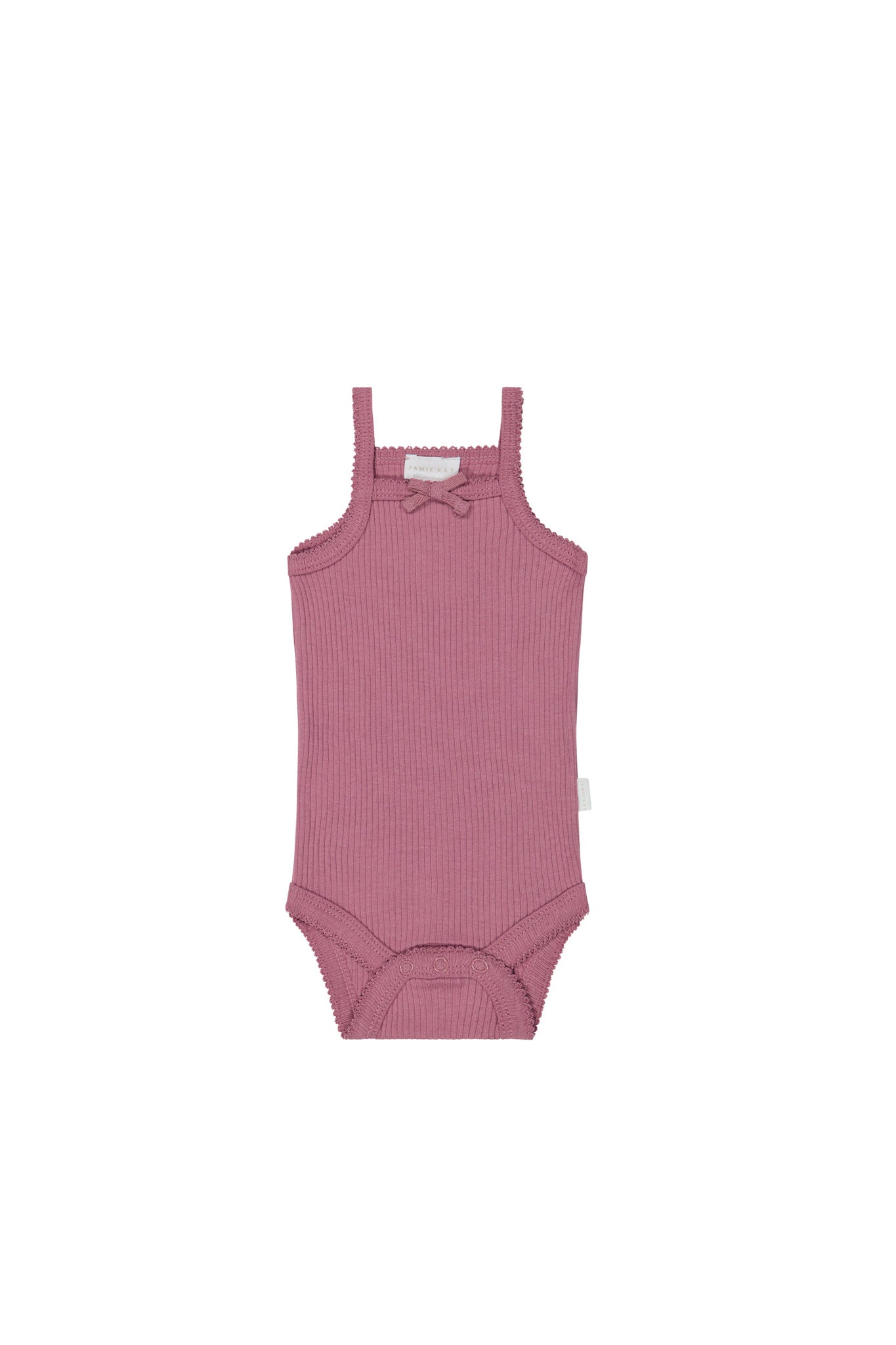 Jamie Kay Organic Cotton Modal Singlet Bodysuit Dhalia