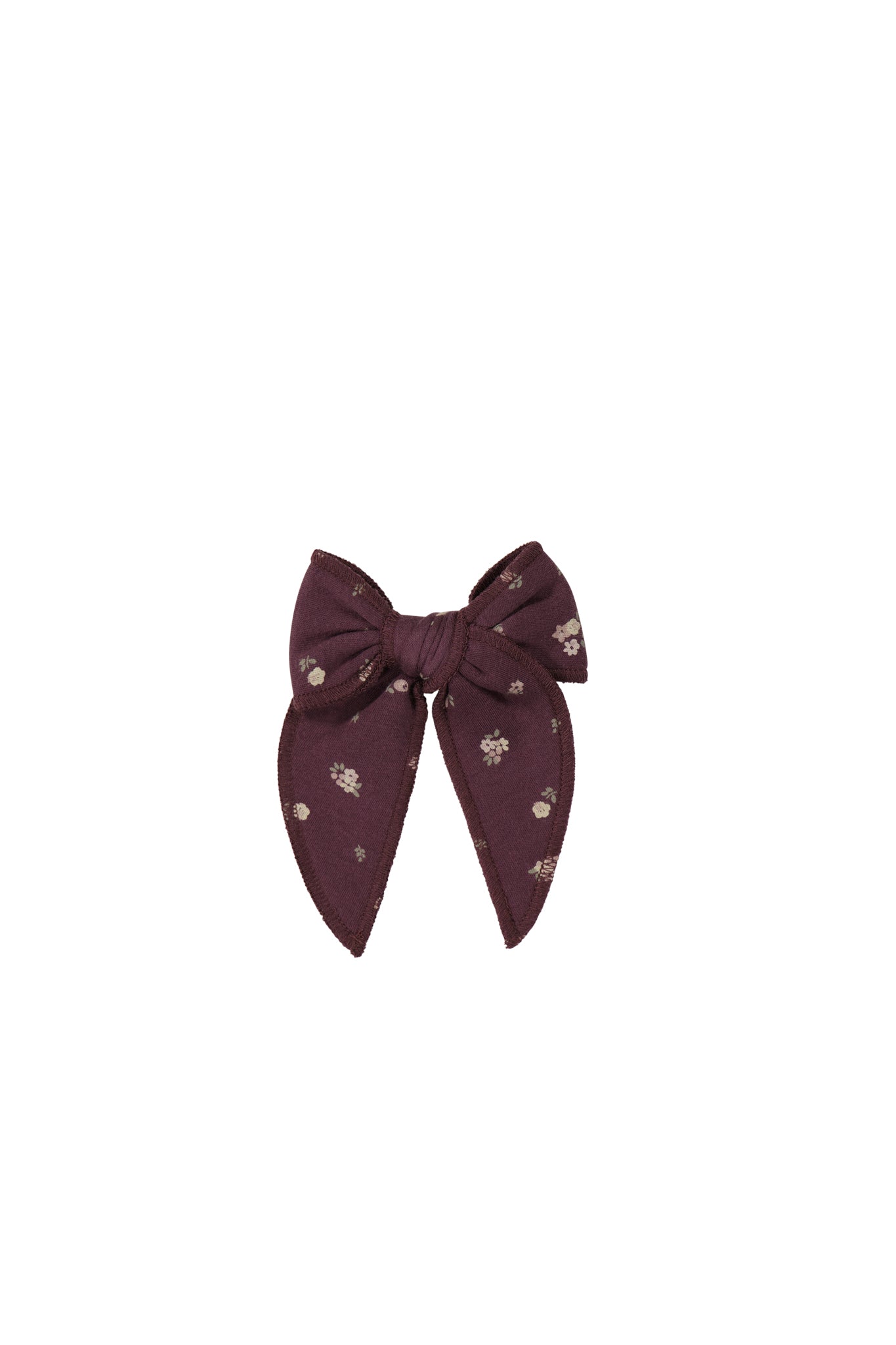 Jamie Kay Organic Cotton Noelle Bow Irina Fig