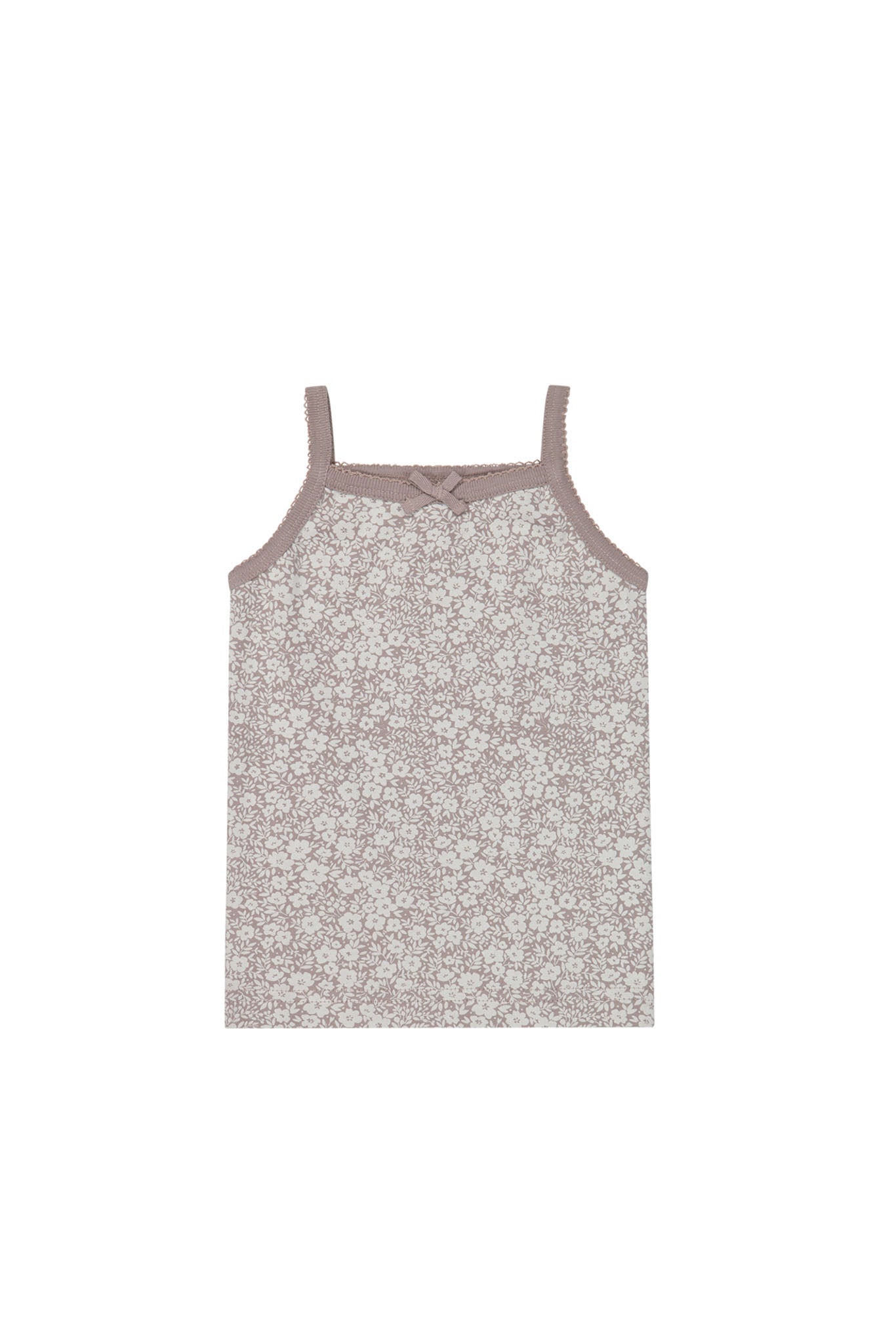 Jamie Kay Organic Cotton Singlet Greta Floral Bark