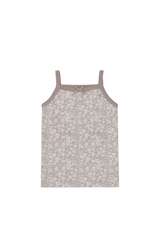 Jamie Kay Organic Cotton Singlet Greta Floral Bark