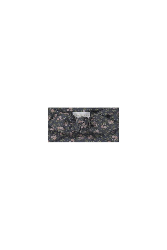 Jamie Kay Organic Cotton Headband Rosalie Floral Lava