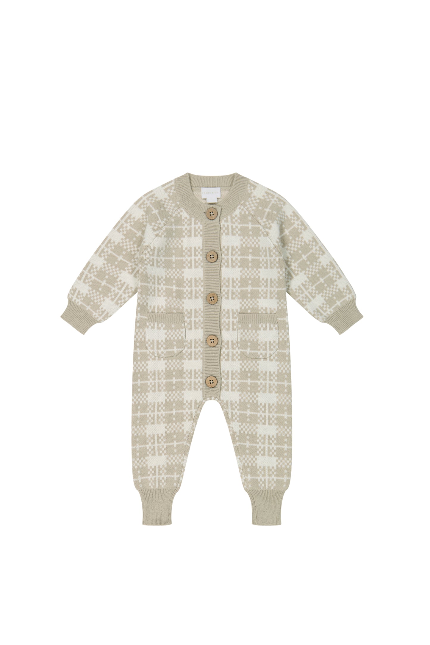 Jamie Kay Marlo Knitted Onepiece Marlo Check Jacquard